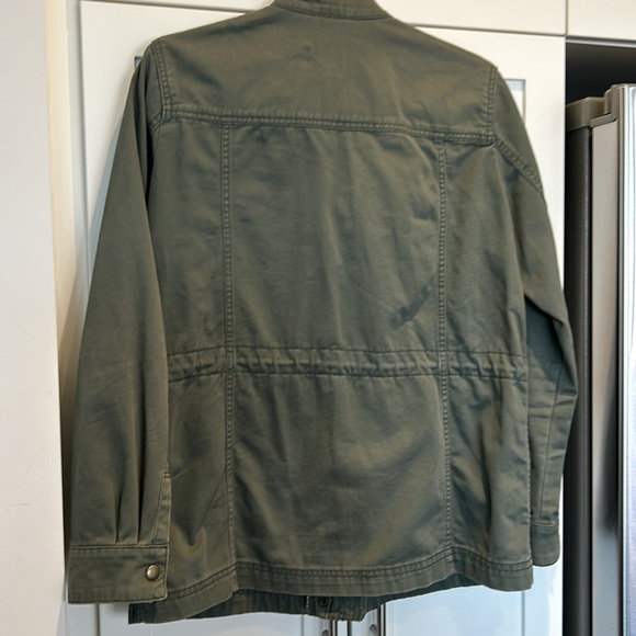 Gap Utility 100% Cotton Jacket Military Green Women size S - Picture 6 of 12